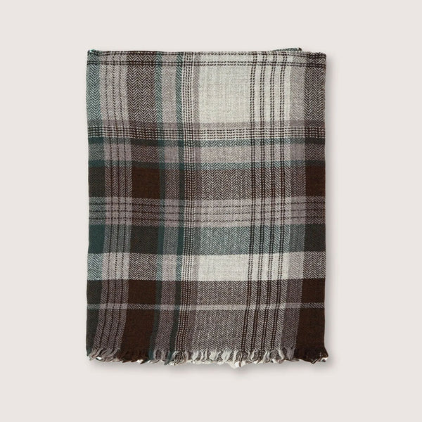 Plaid en laine n°81 - Naturel - Moismont