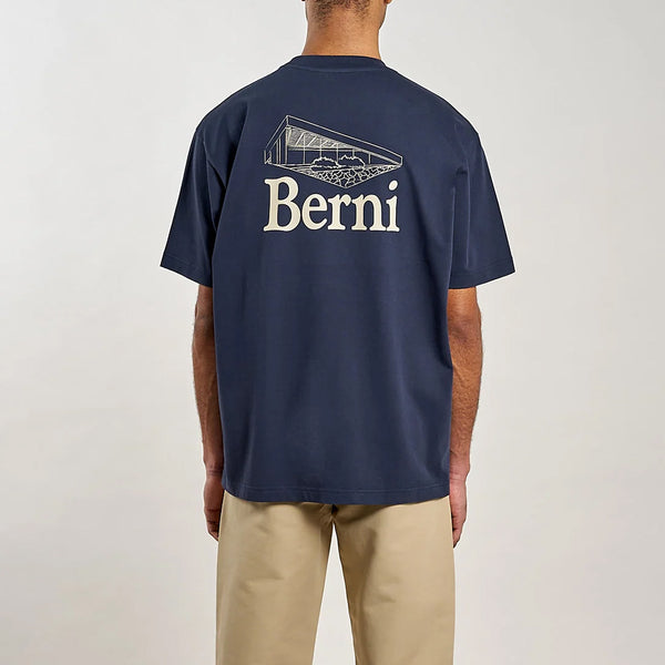 Berni - T-shirt Landmark - Marine