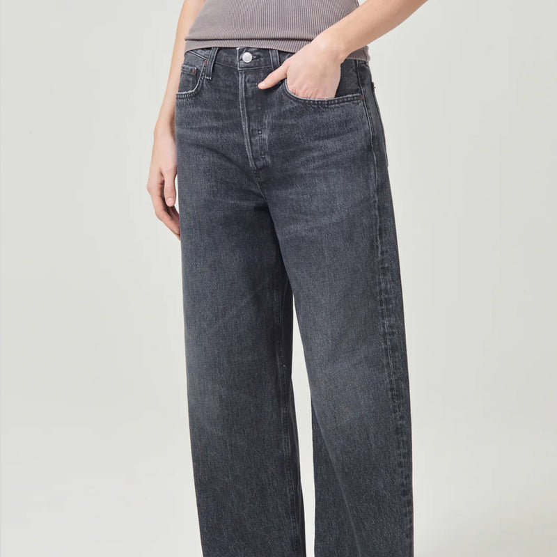 Agolde - Jean low slung baggy - Noir