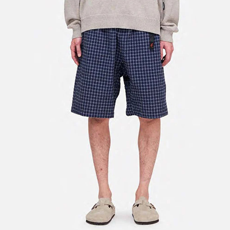 Gramicci - Short Seersucker - Marine