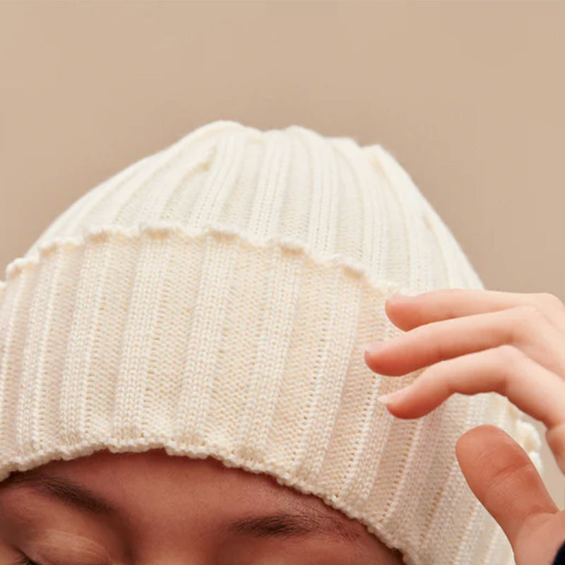 Le Minor - Bonnet à Côtes - Ecru