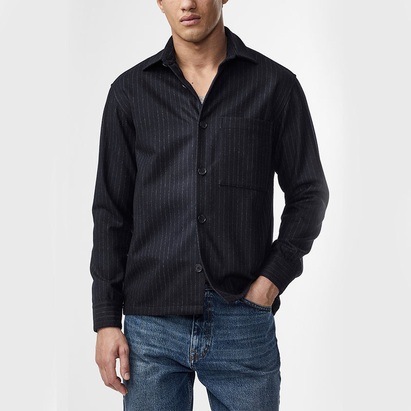 NN07 - Veste Freddy - Marine Rayures