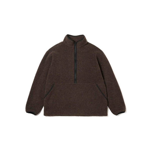 Snow Peak - Polaire Laine Recyclée Boa - Marron foncé