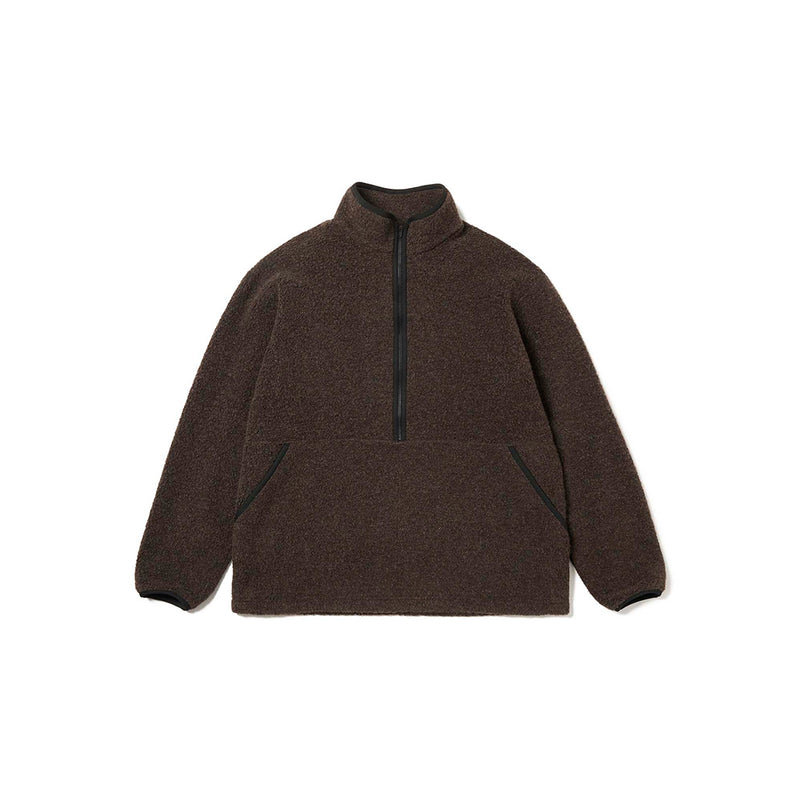 Snow Peak - Polaire Laine Recyclée Boa - Marron foncé