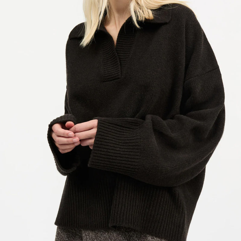 Skall Studio - Maille Dean - Marron Profond