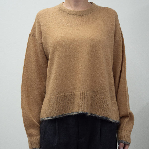 C.T.plage - Pull Round Longsleeve - Camel