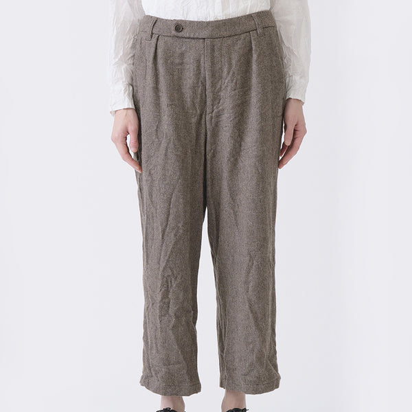 Pas de Calais -  Pantalon Large Chevron - Beige