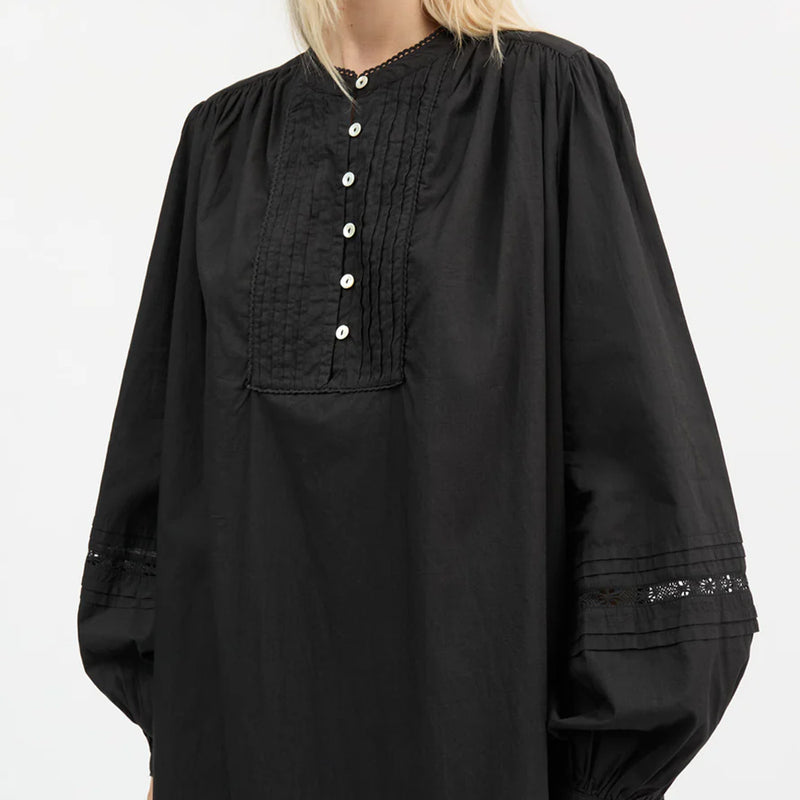 Skall Studio - Robe Leaf - Noir