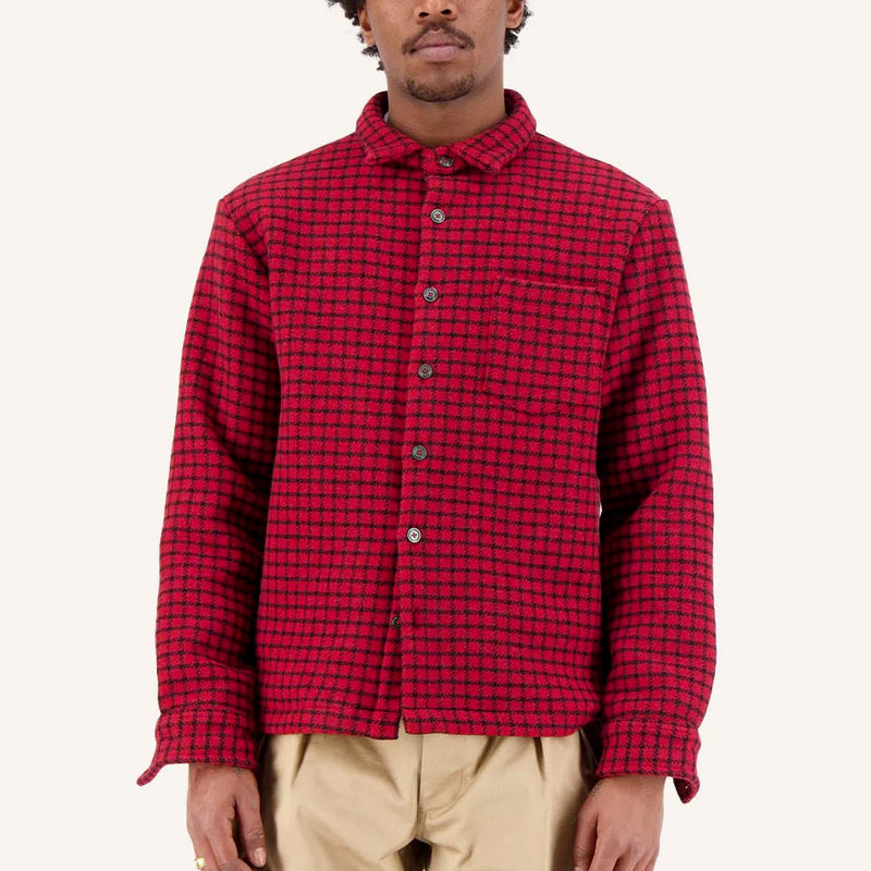 Later - Surchemise Epure à Carreaux - Rouge & Noir
