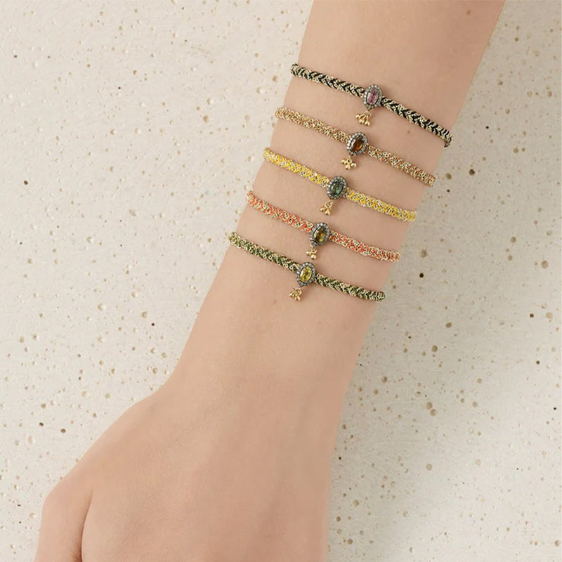 Marie Laure Chamorel - Bracelet n°948 - Gold Caramel