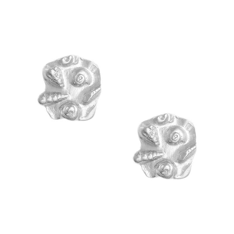 Fontennoy - Boucles d'oreilles Mini Jurassique - Argent