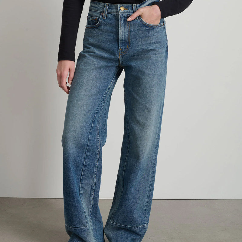 B Sides - Jeans Marcel Culotte - Liselblue