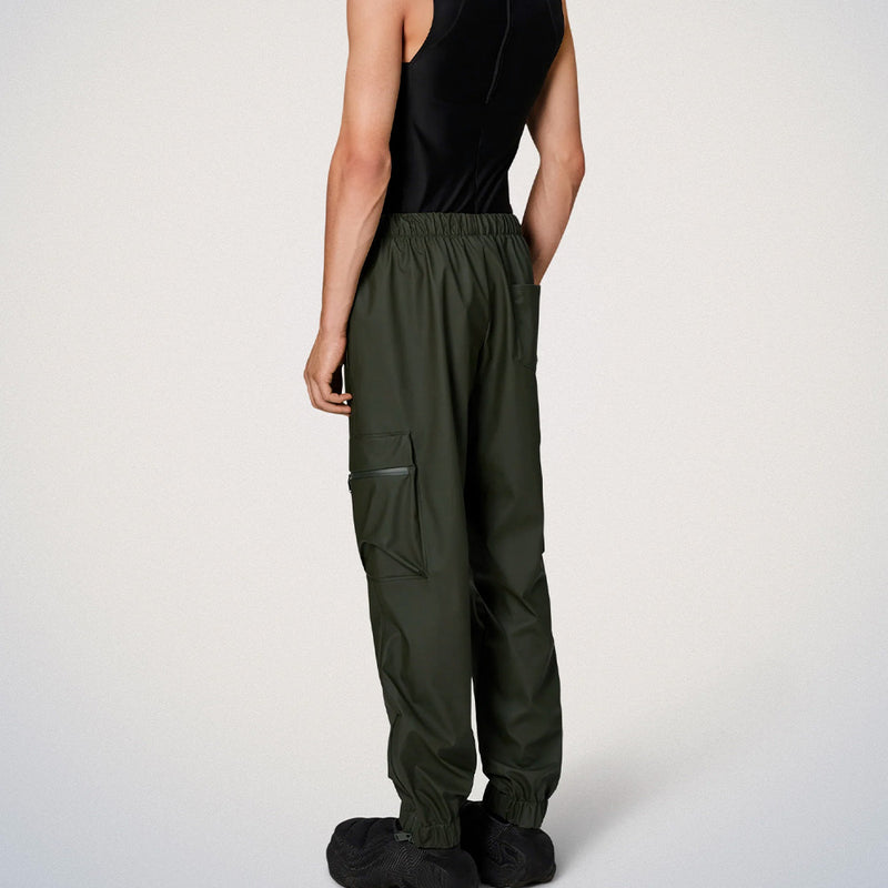 Rains - Pantalon Cargo Regular Imperméable - Vert