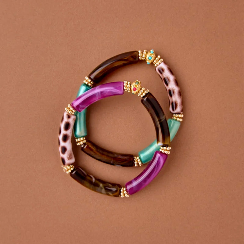 Juhu - Bracelet Juhu - Bleu, Léo & Marron