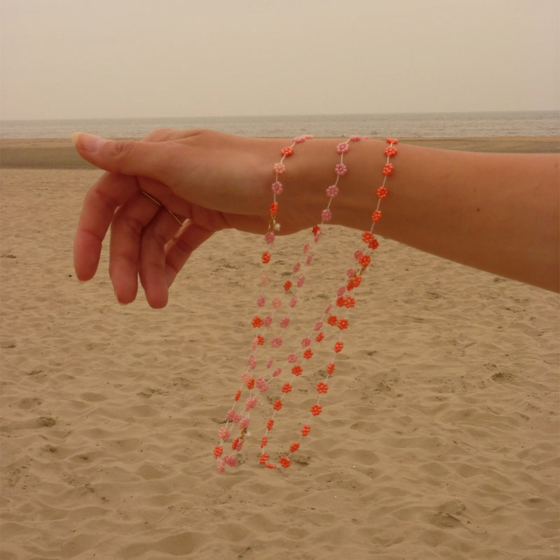 Labro - Collier Fiori N°45 - Corail Misto
