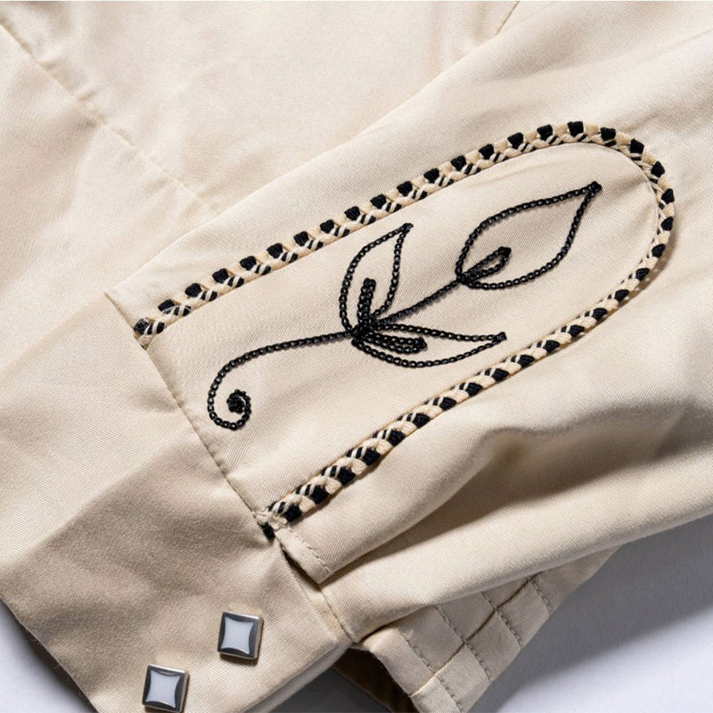 The real McCoys - Veste Western Rayon - Ecru
