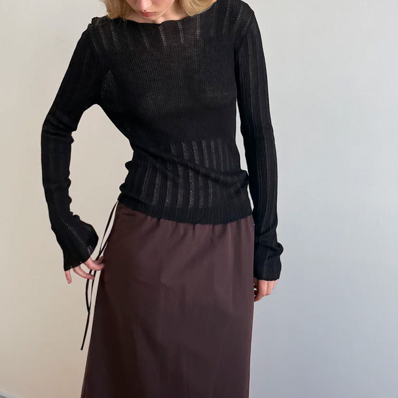 Deiji Studio - Top Open Work - Noir