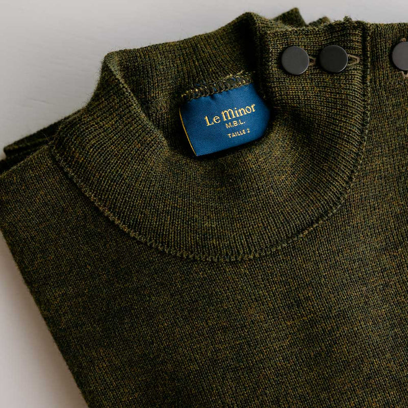 Le Minor - Pull Marin - Olive