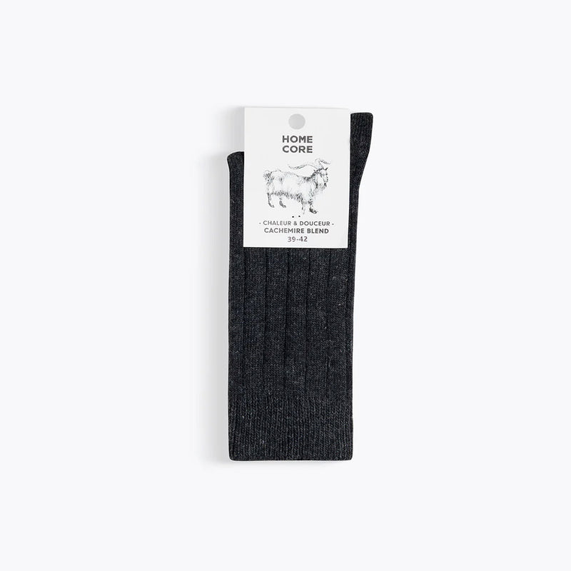 Homecore - Chaussettes Cachemire - Noir