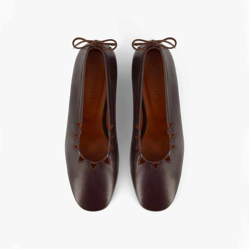 Socque - Ballerines Moune - Chocolat