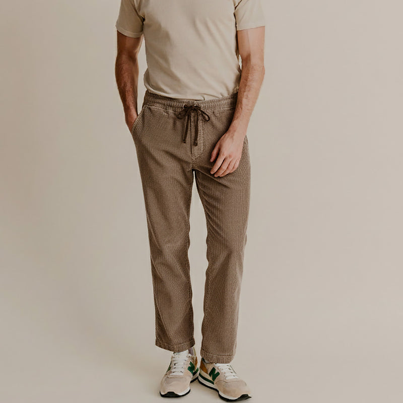Save Khaki United - Chino en velours - Tabac