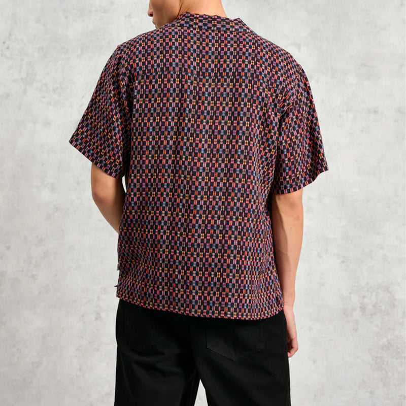 Wax London -  Chemise Didcot - Marine & Multi