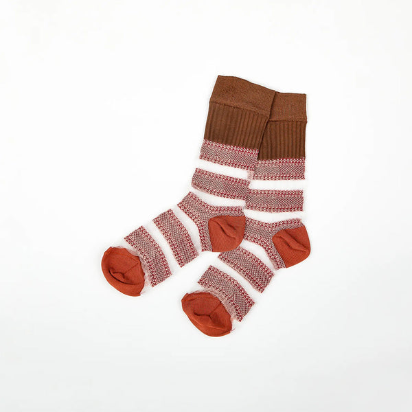 Exquisite J - Chaussettes CA69 - Bordeaux