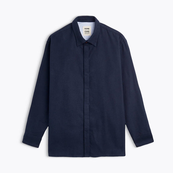 Homecore - Chemise Shadow Barrow - Marine