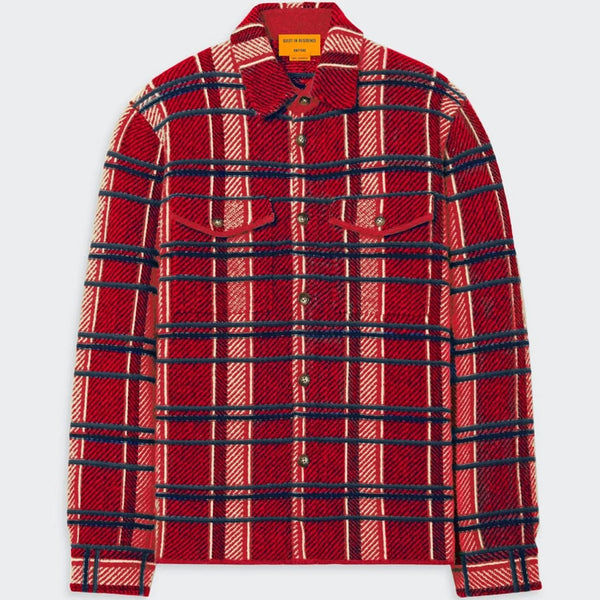 Guest In Residence - Chemise Plaid Work - Rouge