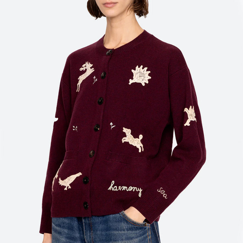 Sea NY - Cardigan Mika - Bordeaux