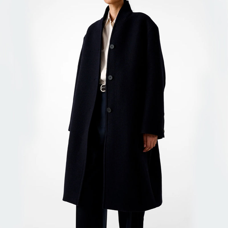 Studio Nicholson - Manteau Morro - Marine Foncé