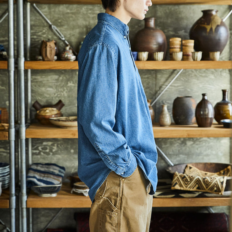 OrSlow - Chemise à boutons - Bleu Jean