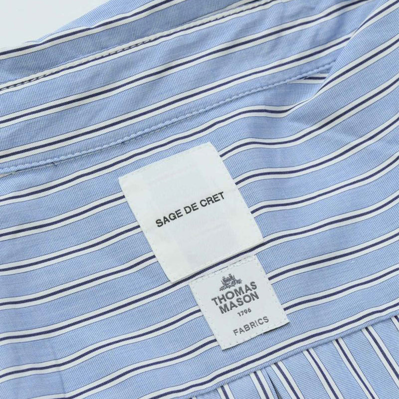 Sage de Cret - Chemise Rayée Thomas - Bleu