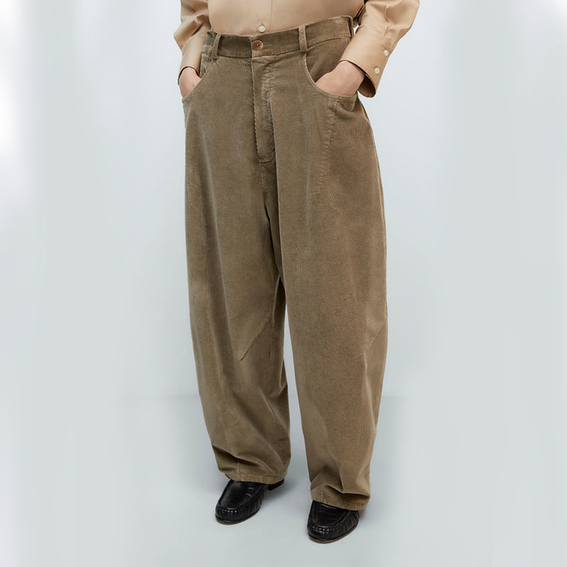 Cordera - Pantalon Baggy Velour - Sage