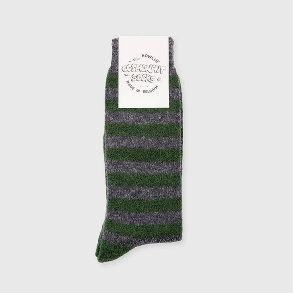 Howlin' - Chaussettes Cosmonaut -  Gris et Vert