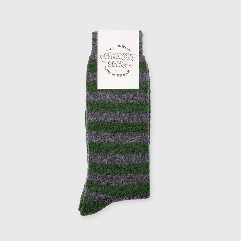 Howlin' - Chaussettes Cosmonaut -  Gris et Vert