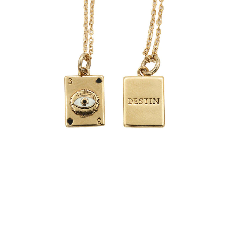 LA2L - Collier Sacha Mini Carte - Destin