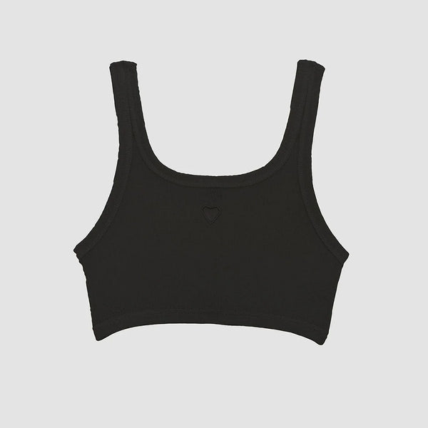 Baserange - Bralette Heart - Noir