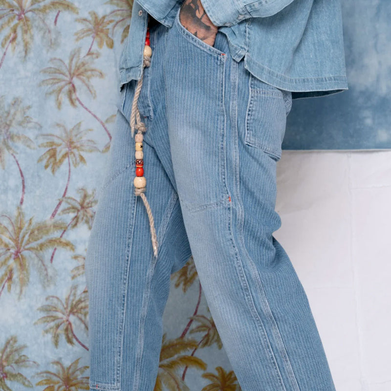 Dr Collectors - Pantalon Carpenteur - Bleu Indigo