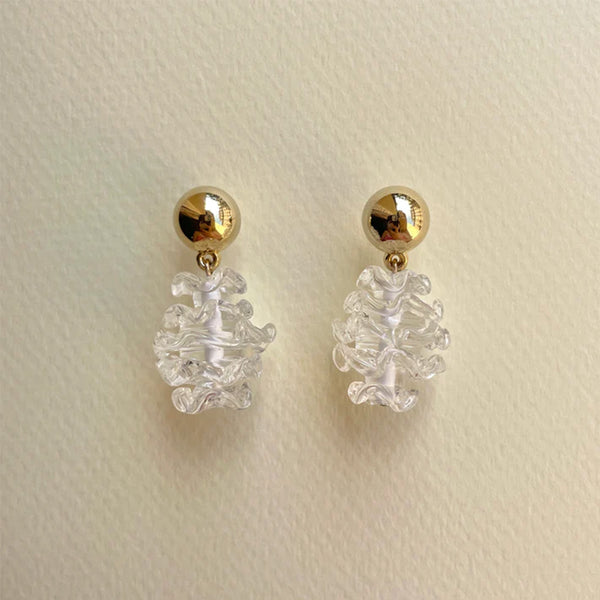 Project Bon - Boucles d'oreilles Souvenir Verre - Or