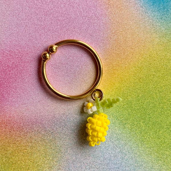 Hiiri - Bague Citron - Jaune