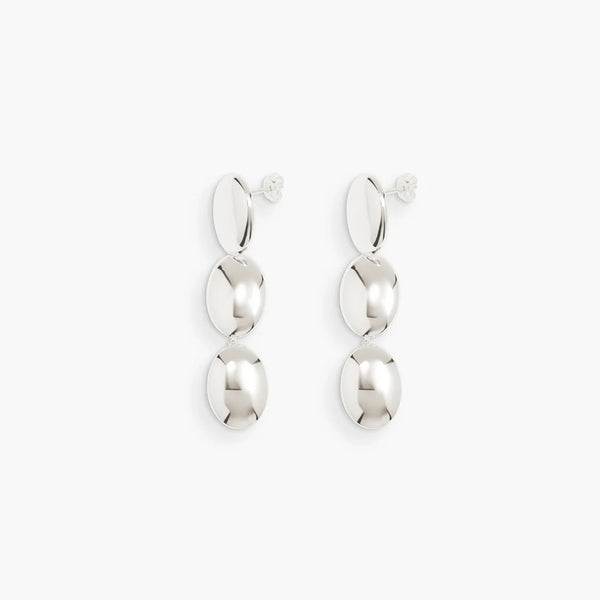 RAGBAG - Boucles d'oreilles Dualism Oval - Argent