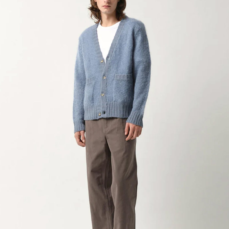 Corridor - Cardigan Mohair - Bleu