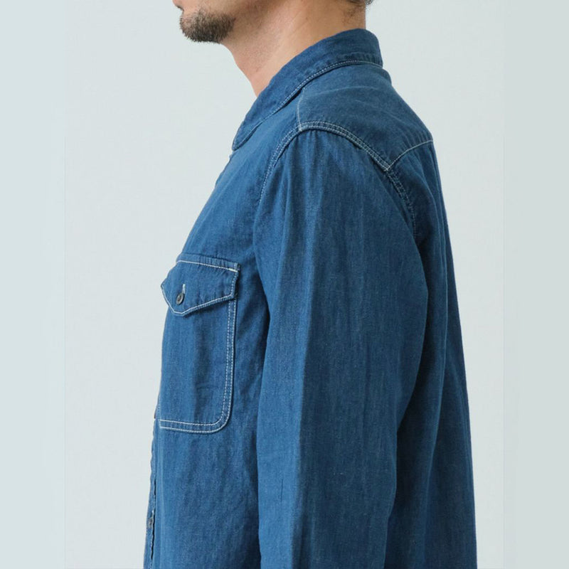 Sage de Cret - Chemise Travail Denim - Bleu