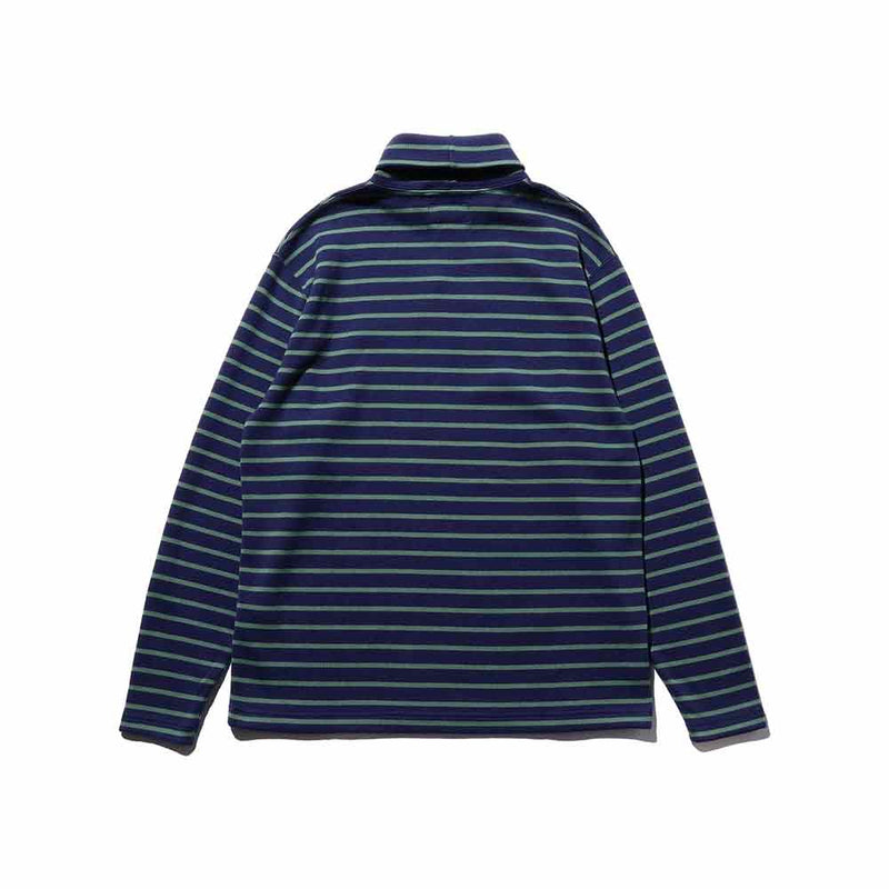 Beams Plus - T-shirt Fraise Stripe - Marine