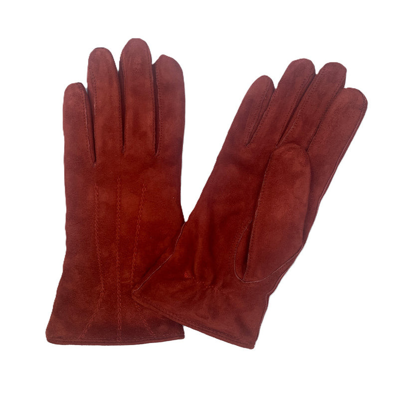 Milona - Gants Agneau Suède - Rouge