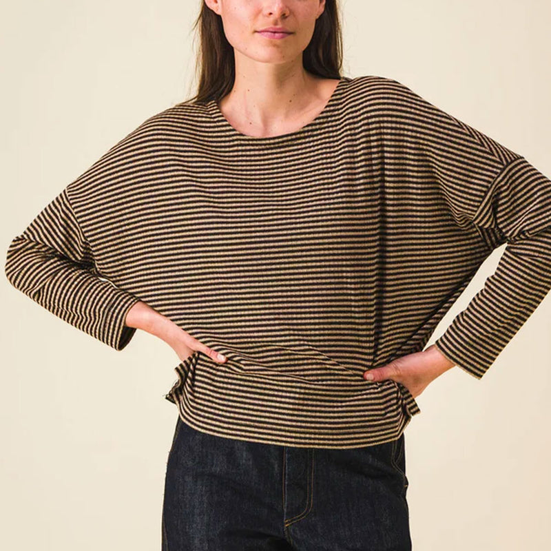 Sixsoeurs - Top Nelle - Marron & Doré