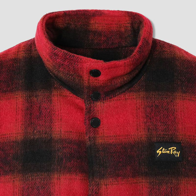 Stan Ray - Manteau Down Plaid - Rouge