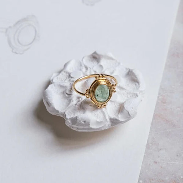 Alix D. Reynis - Bague Agathe - Vert