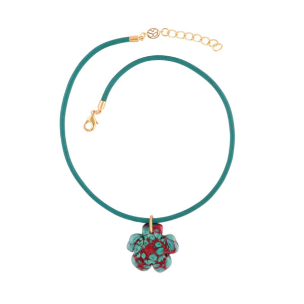 Sandralexandra - Collier Clover - Red Turquoise